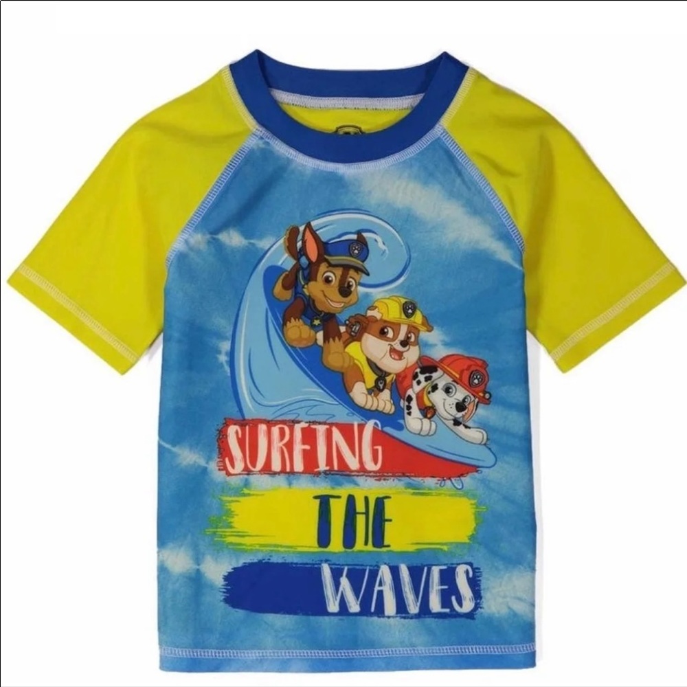 2T Paw Patrol Swim Shirt NWT